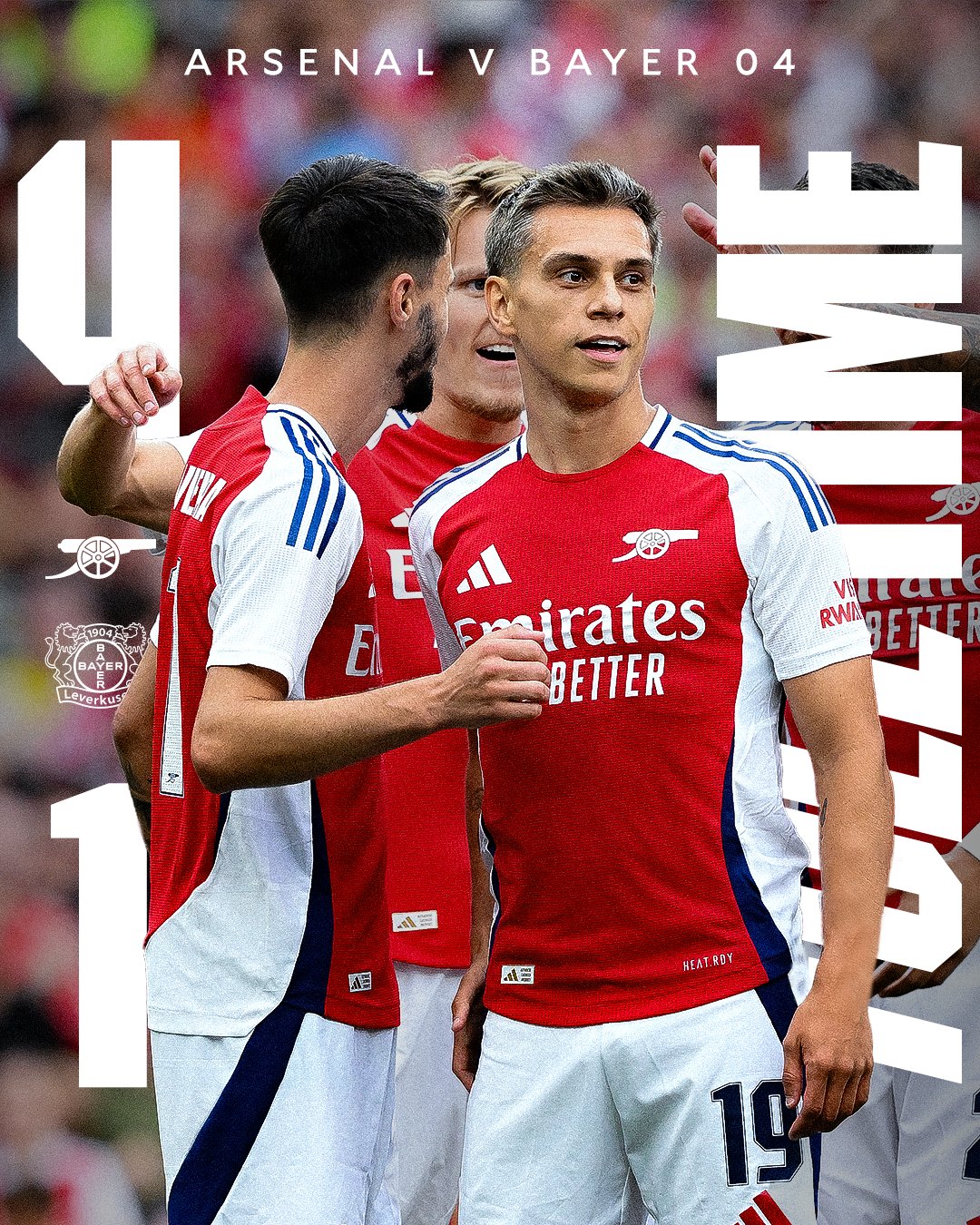 Kết quả giao hữu CLB: Arsenal 4-1 Bayer Leverkusen
