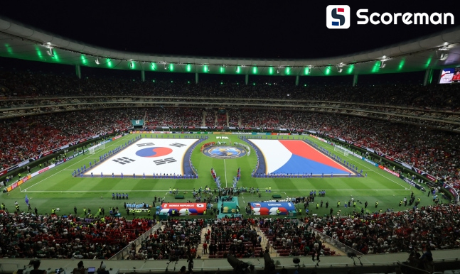 한국 VS 체코 전반전 0-0…점유율 ‘55% vs 45%’ 한국이 주도+