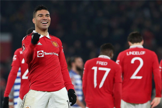 Casemiro scored twice to send MUTD into fifth round of FA Cup!