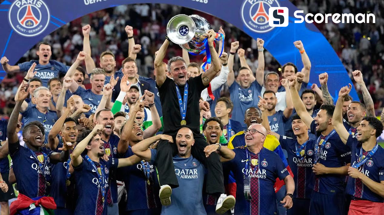 PSG, 아스널 꺾고 유럽 챔스 2연패…이강인, 12번째 트로피