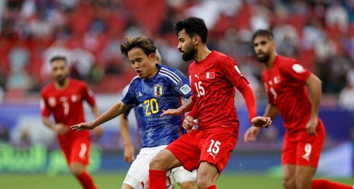 Highlights of Bahrain 1-3 Japan in AFC Asian Cup 2024