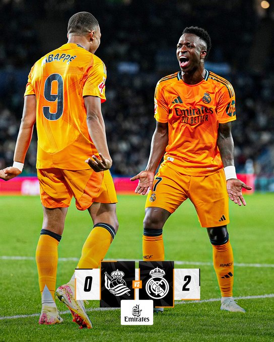 Kết quả VĐQG Tây Ban Nha: Real Sociedad 0-2 Real Madrid