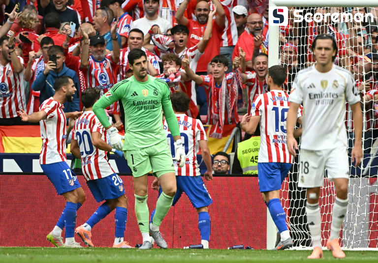 AT 마드리드, '마드리드 더비'서 레알마드리드 5-2 제압...리그 4위로