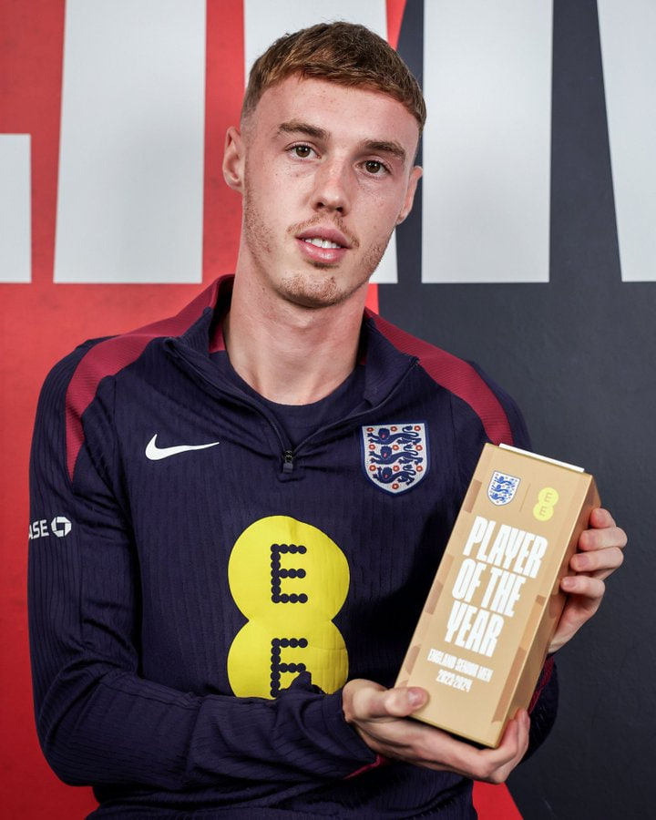 Cole Palmer Named England Men's Player of the Year