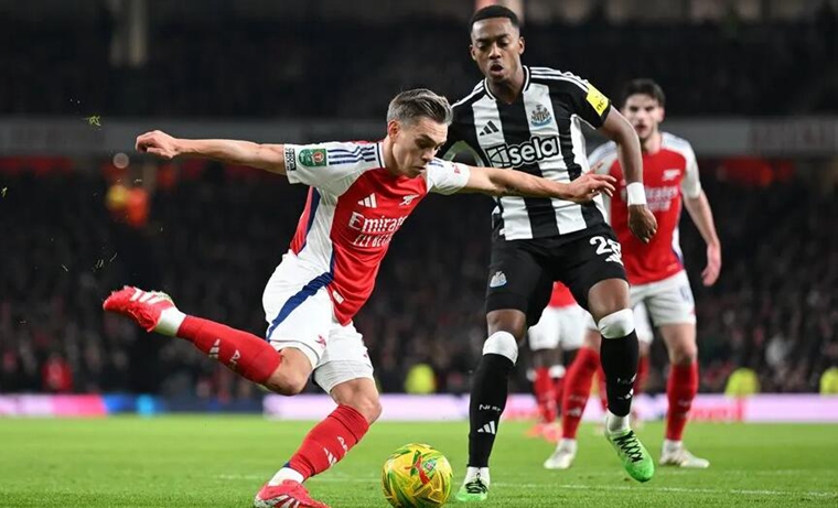 ​Newcastle a 2-0 advantage in the Carabao Cup semi-final