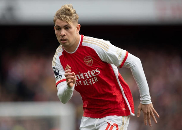 ​Arsenal sắp chia tay Emile Smith Rowe