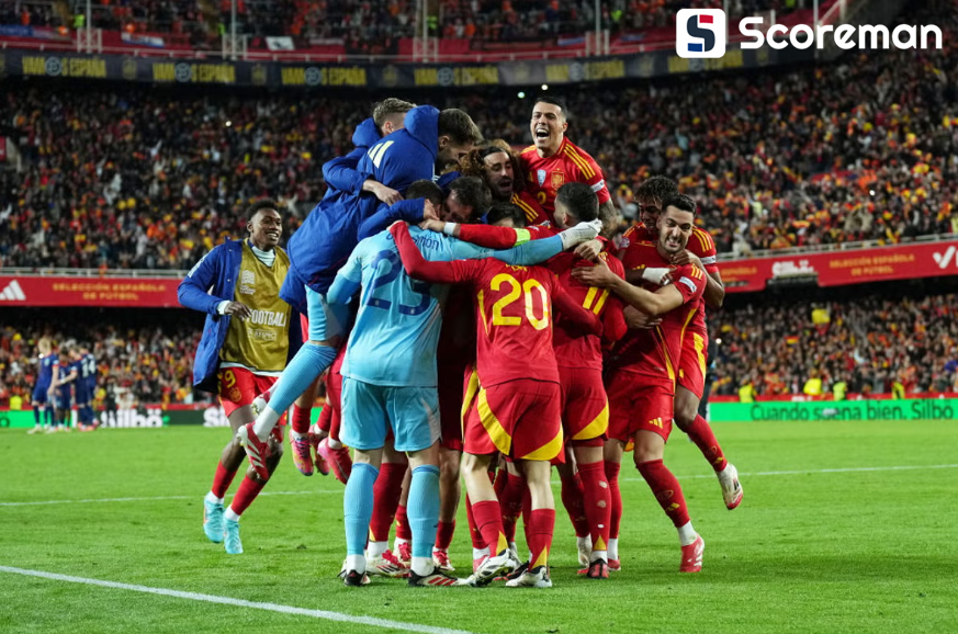 스페인, 네덜란드와 혈투 끝에 승부차기 승리...독일-프랑스-포르투갈도 네이션스리그 4강 진출