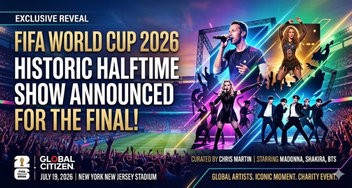 Historical First: FIFA Announces Star-Studded World Cup Final Halftime Show
