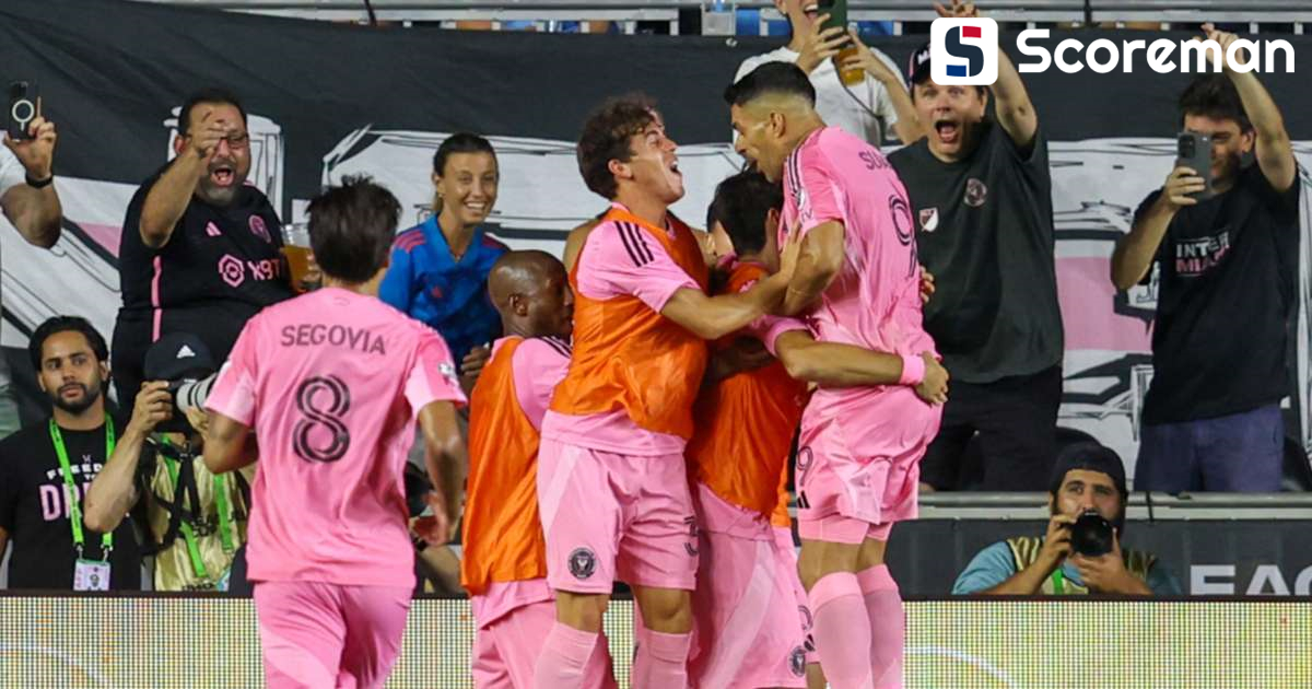 '햄스트링 부상' 메시 결장한 인터 마이애미, UNAM 꺾고 북중미 리그스컵 8강행