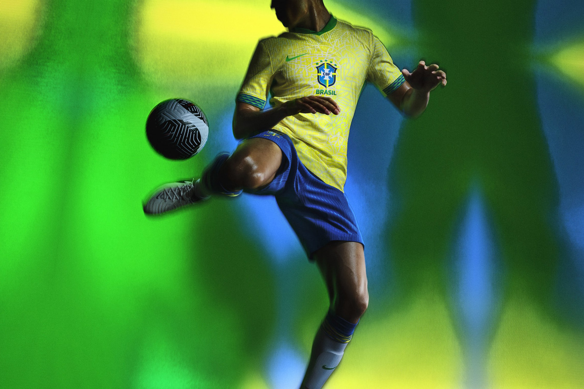 Áo đấu sân nhà và sân khách của ĐTQG Brazil cho Copa America mùa 2024