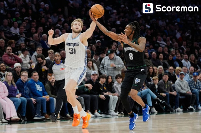 NBA 멤피스, 미네소타 116-110 격파…잭슨 주니어·랜데일 더블더블