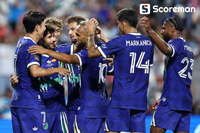 손흥민, 3분 만에 ‘2골 폭발’→MLS 올스타전서 2-1 역전 리드…35분 뛰고 웃으며 교체 OUT