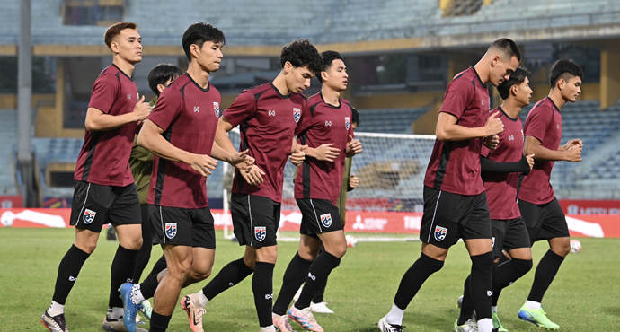 ซ้อมครั้งสุดท้าย! ‘อิชิอิ’ เน้นปรับตัวสภาพสนาม-อากาศก่อนดวล ติมอร์ฯ