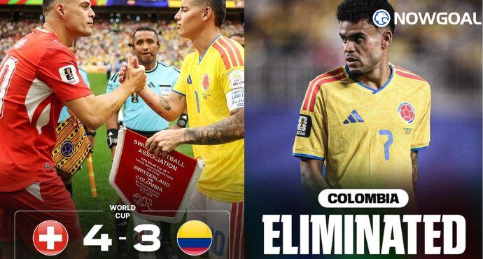 Switzerland Beat Colombia on Penalties to Reach World Cup Quarter-Finals