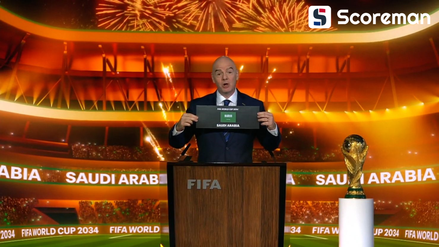 2034년 FIFA 월드컵, 사우디 '확정'...12년만 亞+겨울 대회로