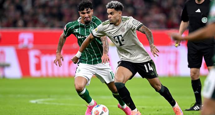 บุนเดิสลีกา - บาเยิร์น มิวนิค 4-0 แวร์เดอร์ เบรเมน