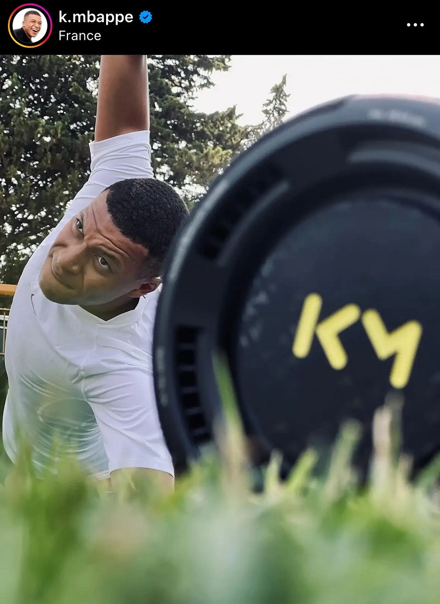​Mbappe tích cực tập luyện trước 