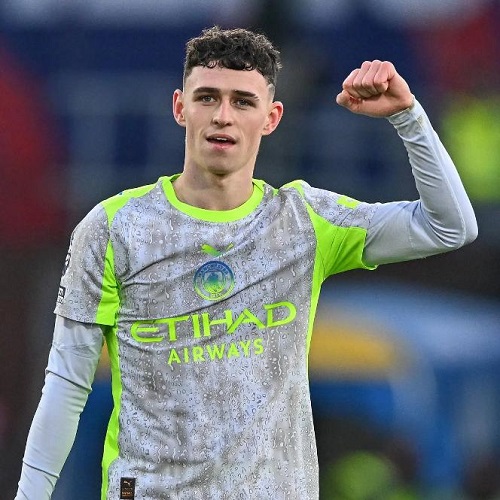 최근 6경기 동안 평균 평점이 가장 높은 EPL 선수: 포든 1위, 브루노 페르난데스, 도쿠 3위