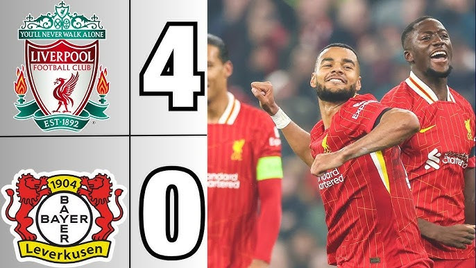 Liverpool 4-0 Bayer Leverkusen | Luis Díaz lập hat-trick, Liverpool đứng đầu bảng