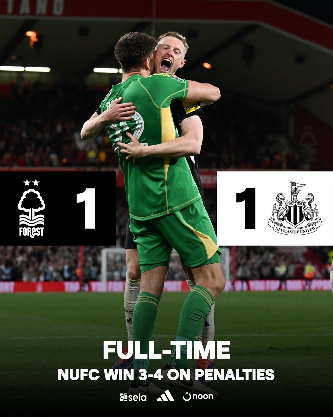 Kết quả Cúp Liên Đoàn Anh: Nottingham Forest 1-1 Newcastle United(pen 3-4)
