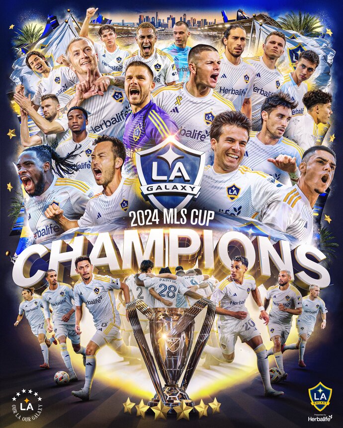 Congrats to the Galaxy on winning the 2024 MLS Cup! 🏆