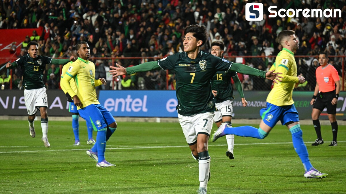 볼리비아, 브라질 1-0 꺾고 월드컵 남미예선 7위…대륙간 PO 진출