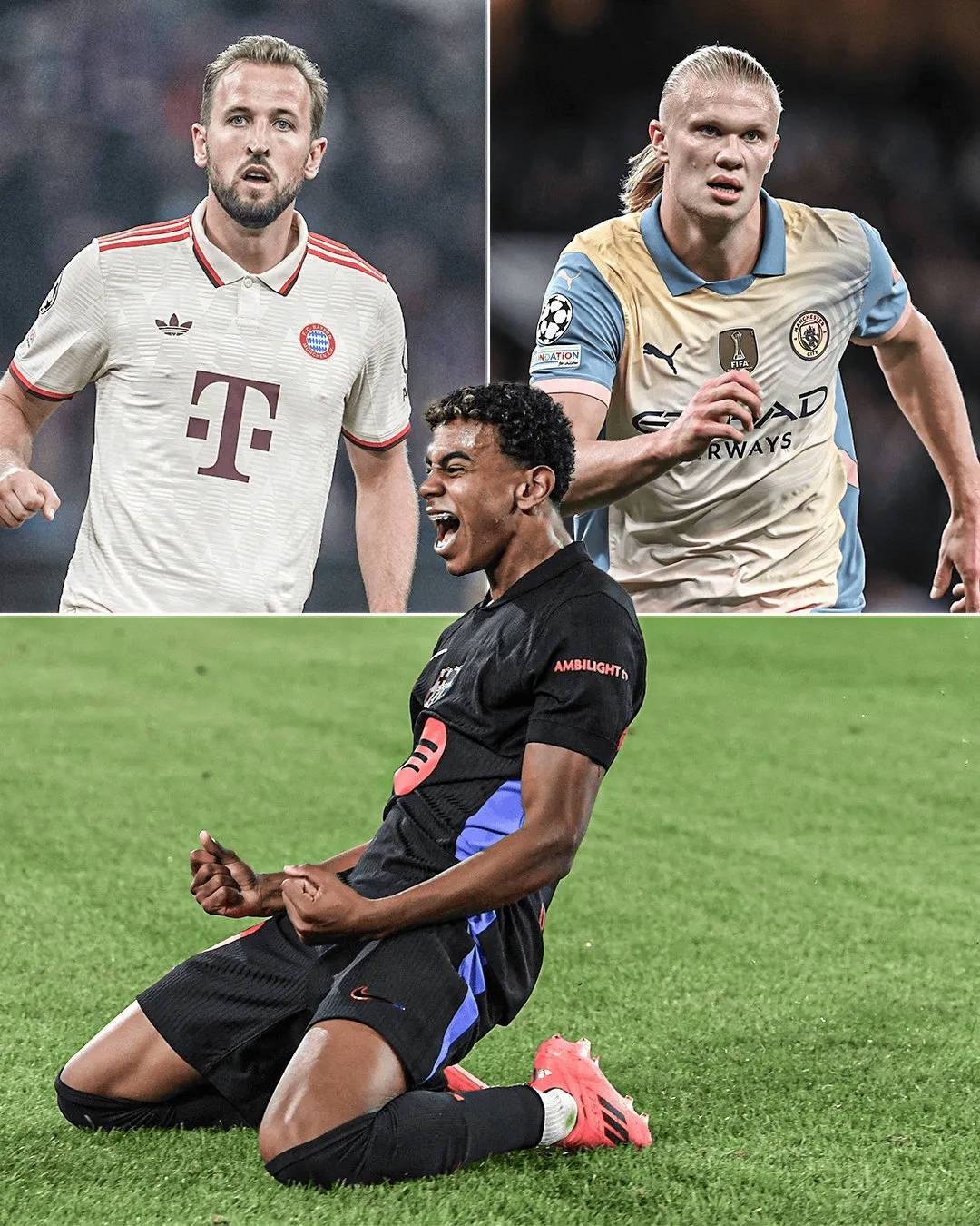 Yamal đã tạo 8 bàn trên mọi đấu trường mùa này, chỉ đứng sau Kane & Haaland ở 5 giải đấu hàng đầu châu Âu