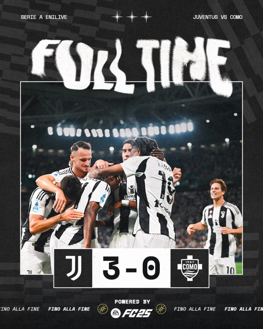 Kết quả VĐQG Ý: Juventus 3-0 Como