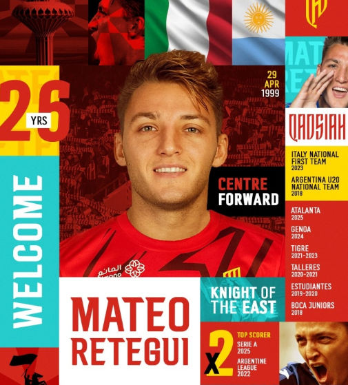 Nhận gấp 6 lần lương hàng năm! Retegui, 26 tuổi, đã đến Ả Rập Xê Út, nhập tịch Ý và giành Chiếc giày vàng sau 2 năm chơi ở Serie A