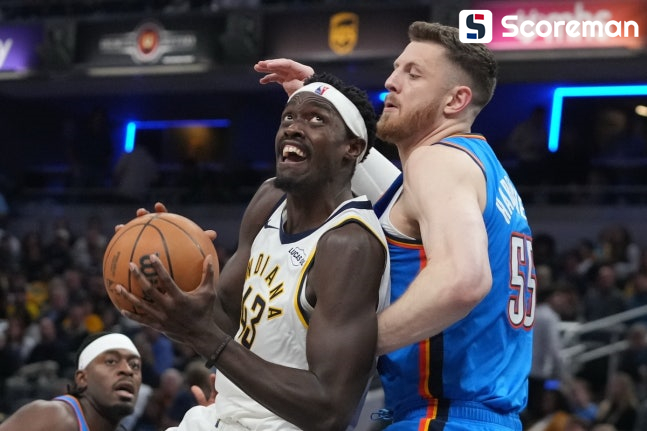 오클라호마시티, 인디애나에 2차 연장 혈투 끝 승리