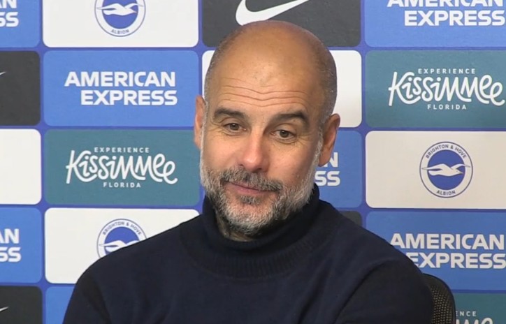 Pep Guardiola discussed his view on the match and the current challenges facing the team at the press conference