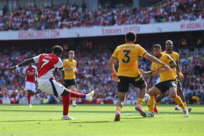 Kết quả Ngoại Hạng Anh: Arsenal 2-0 Wolves