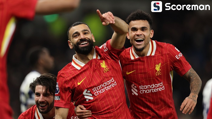 토트넘 깨부순 살라, 홀란드 제치고 ‘PL 득점 단독 1위’ 우뚝