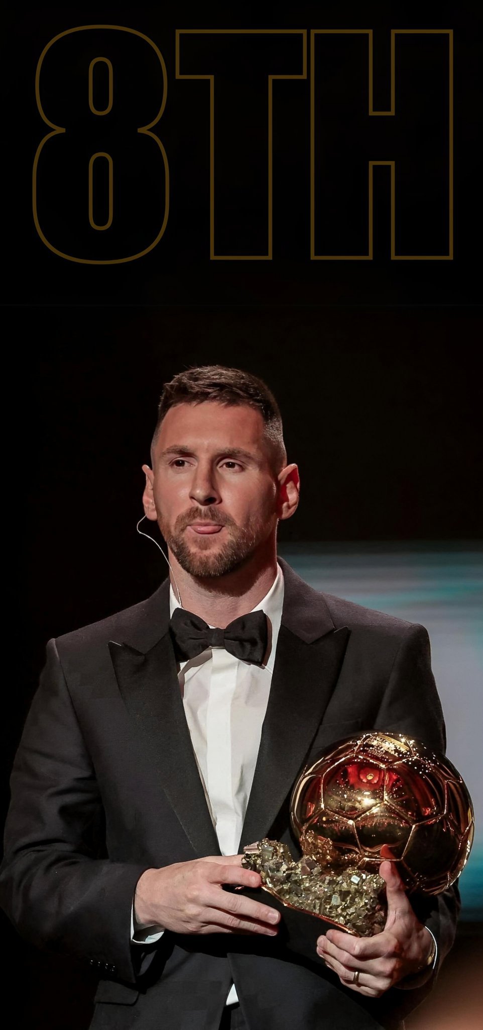 Lionel Messi giành danh hiệu Quả Bóng Vàng thứ 8 trong sự nghiệ