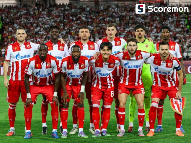 즈베즈다, PO 1차전서 파포스에 1-2 충격패... 설영우 풀타임