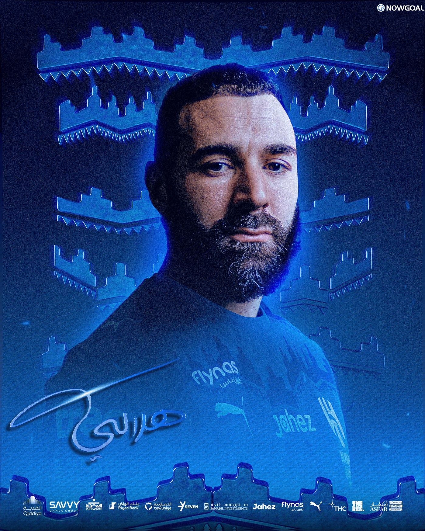 Official: Al Hilal Sign 38-Year-Old Forward Karim Benzema