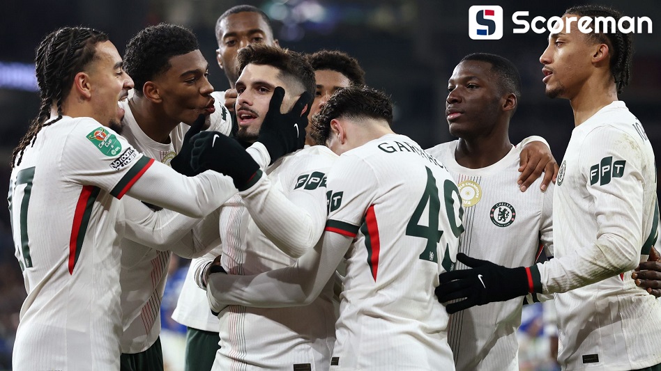 '가르나초 멀티골' 첼시, 카디프 3-1 꺾고 EFL컵 4강 선착