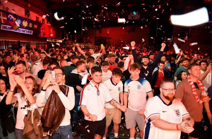 In pictures: Fanzone erupts in excitement for England's victorious Euro 2024 opener against Serbia