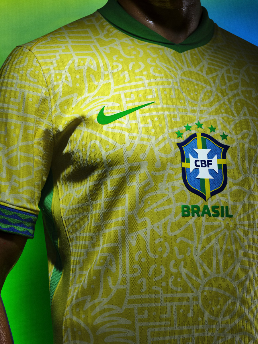 Áo đấu sân nhà và sân khách của ĐTQG Brazil cho Copa America mùa 2024