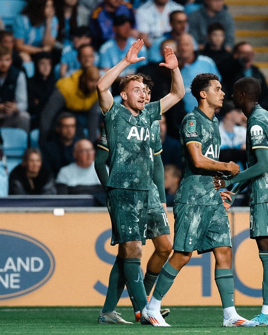 Kết quả Cúp Liên Đoàn Anh: Coventry 1-2 Tottenham Hotspur