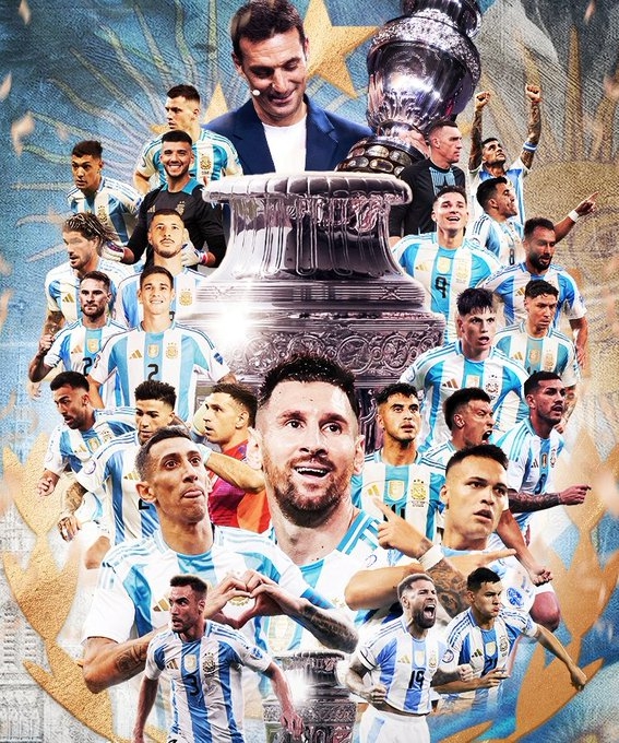 👑อาร์เจนตินา คว้าแชมป์ โคปาอเมริกา ติดต่อกัน ครองสถิติแชมป์สูงสุดตลอดกาลที่ 16 สมัย!