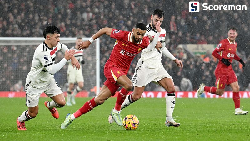 맨유, 리버풀과 2-2 무승부…연패 탈출