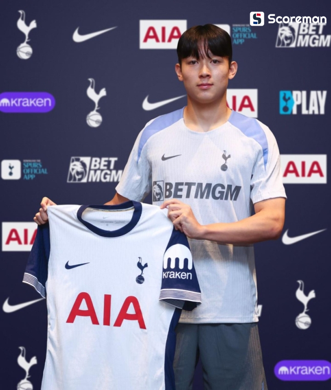 ‘이젠 진짜 프리미어리거’ 양민혁, EPL 공식 홈페이지 프로필 등록! 토트넘 데뷔전은 언제쯤 치를까?