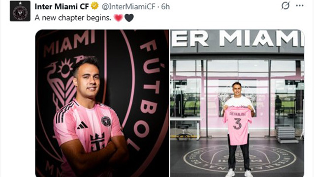 '손흥민 토트넘 옛 동료' 레길론, 메시 소속팀 인터 마이애미 입단… 최대 3년