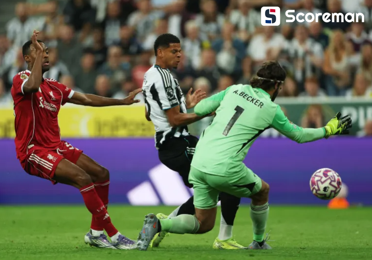 리버풀, 뉴캐슬에 3-2 승리... 은구모하 극장 결승골