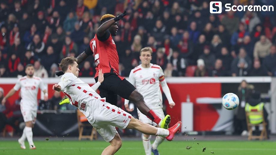 레버쿠젠, 쾰른을 3-2로 꺾고 DFB포칼 8강행