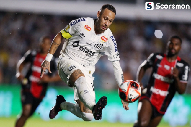 12년만에 산투스경기 출전 네이마르 “말로 표현할 수 없는 느낌”