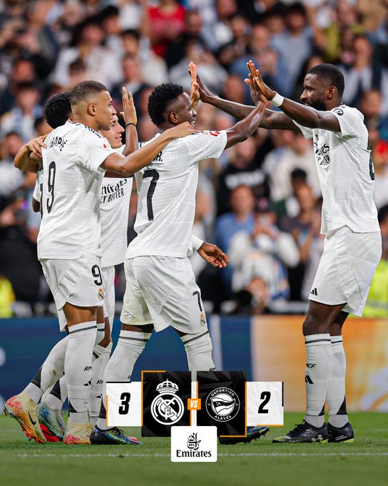 Kết quả VĐQG Tây Ban Nha: Real Madrid 3-2 Alaves