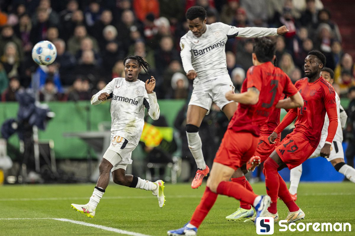 바이에른 뮌헨, 레버쿠젠에 0-1 패배, DFB 포칼 16강에서 탈락!