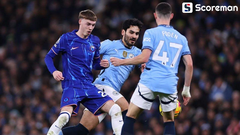 맨시티, '홀란드 1골 1도움'→첼시에 3-1 역전승!...리그 6경기 무패+4위 도약